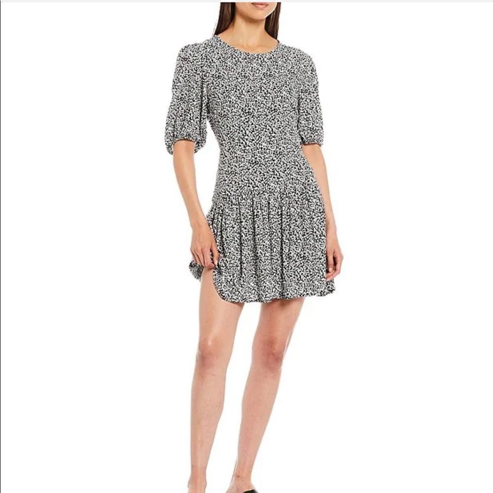 Free People Dancing in the Dark Minidress in Black Combo